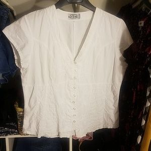 Beautiful cotton blouse size large